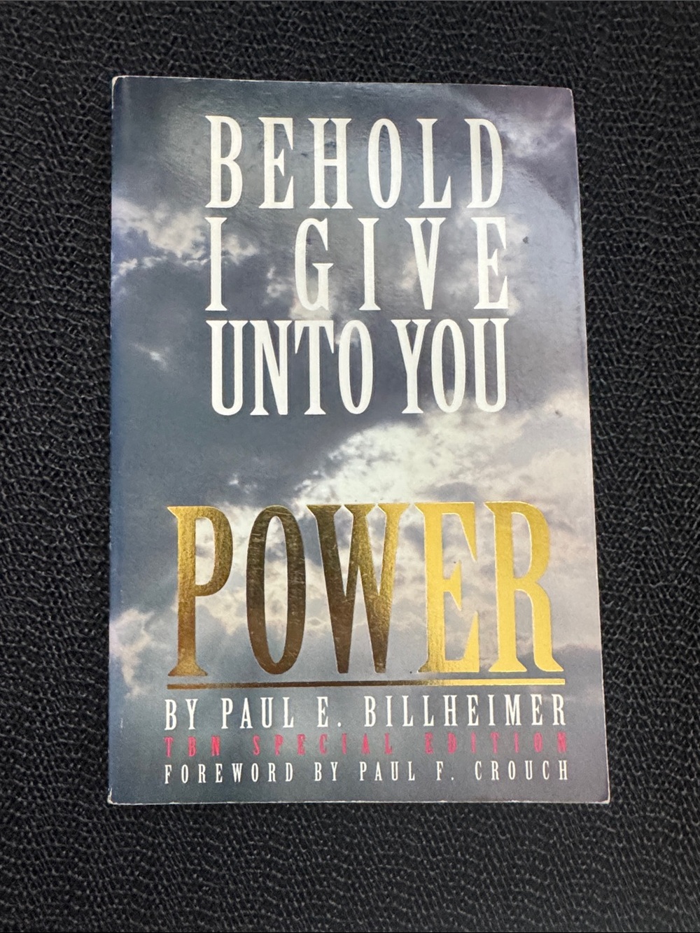 Behold I Give Unto You Power - Gold & Navy Book